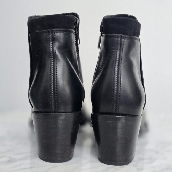 WOLVERINE 1000 Mile Black Leather Zadie Ankle Booties Women's Size 6 - Picture 6 of 11